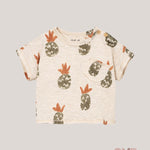 T-shirt neonato PLAY UP 1AS11056 Panna 1AS11056 ANANAS PLAY UP 