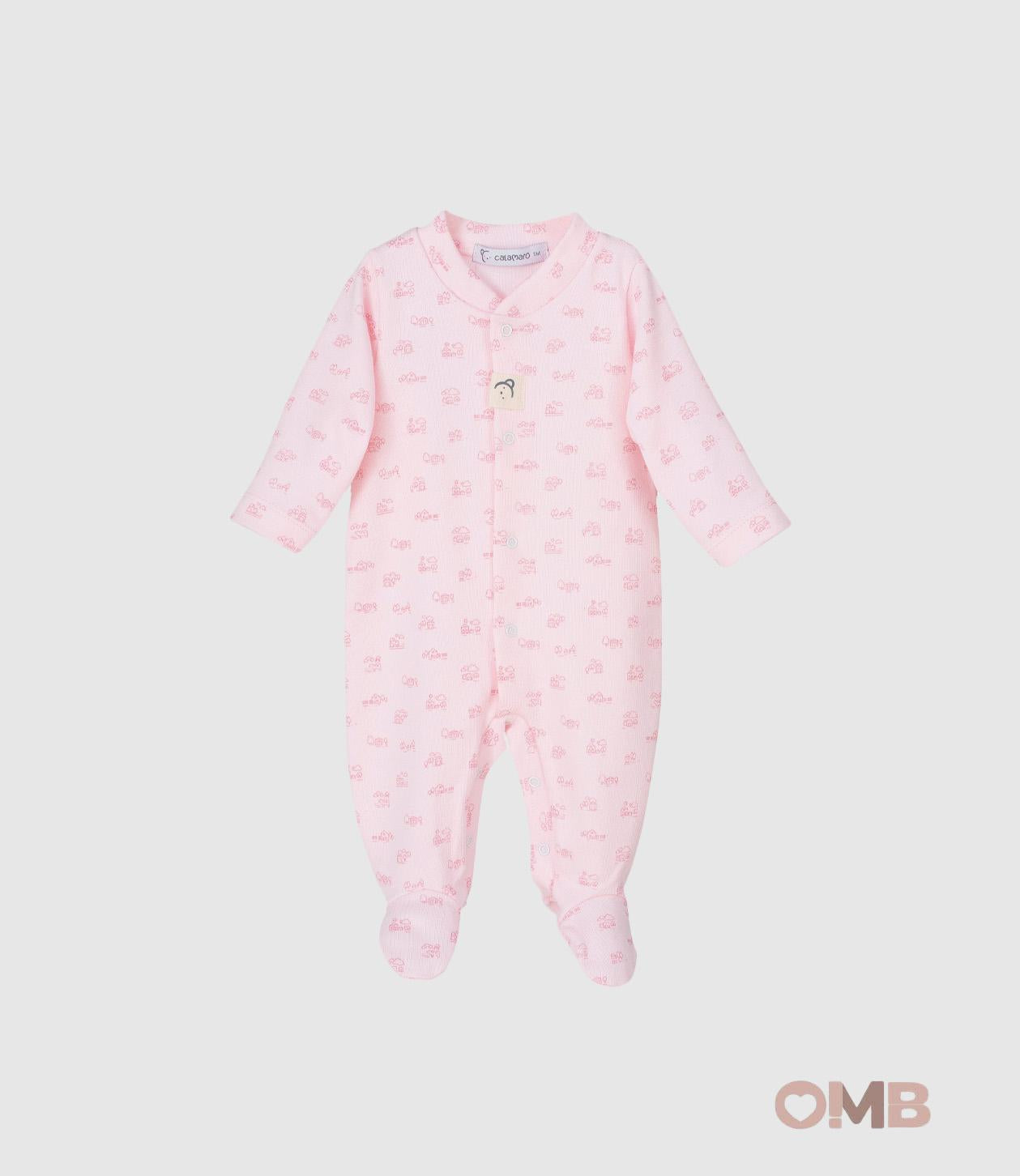 Tutina Calamaro Baby neonata 33024 Rosa<BR/> 33024 ROSA CALAMARO BABY 