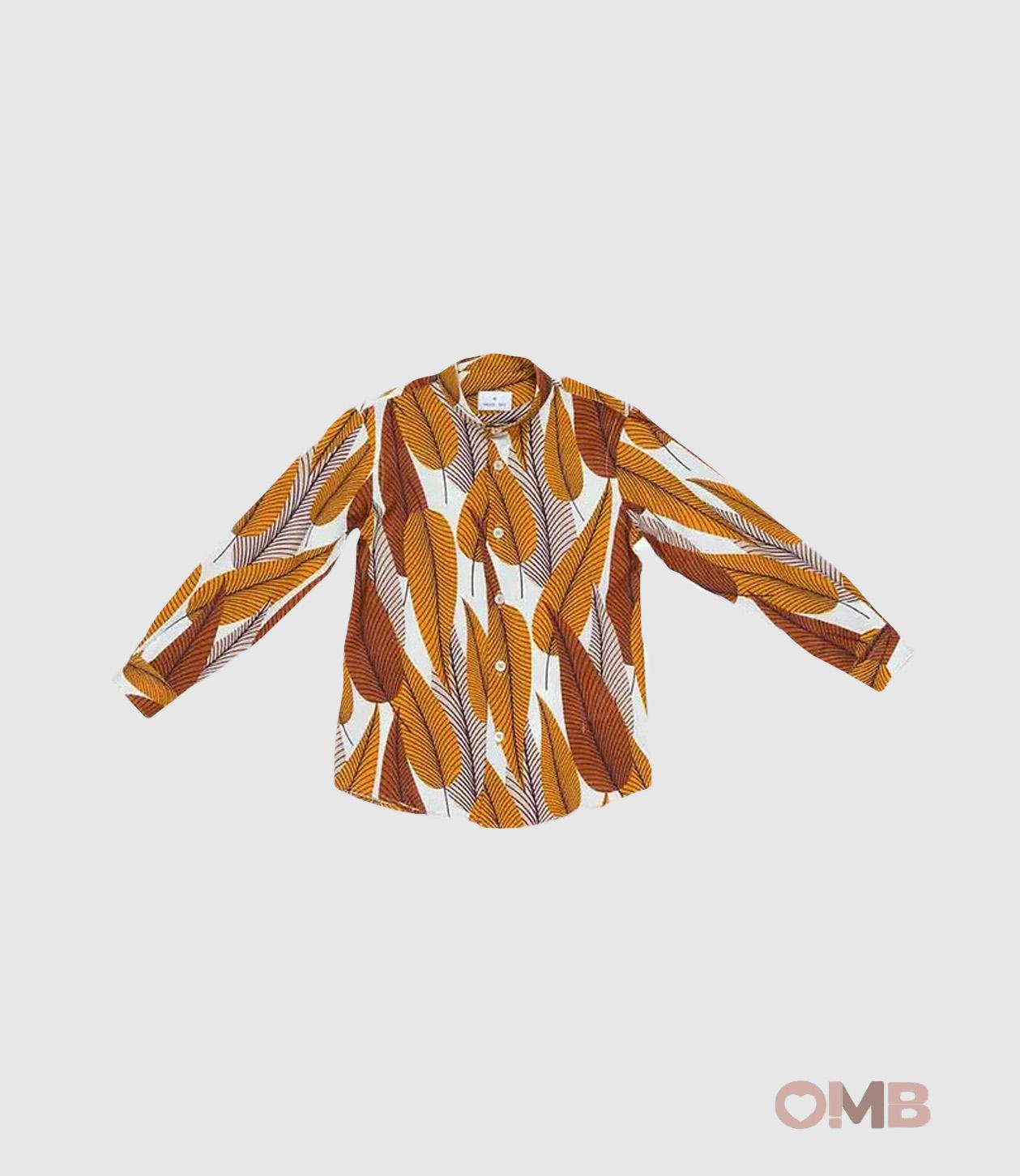 Camicia MANUEL RITZ bambino 2435 Marrone 2435. MARRONE MANUEL RITZ 