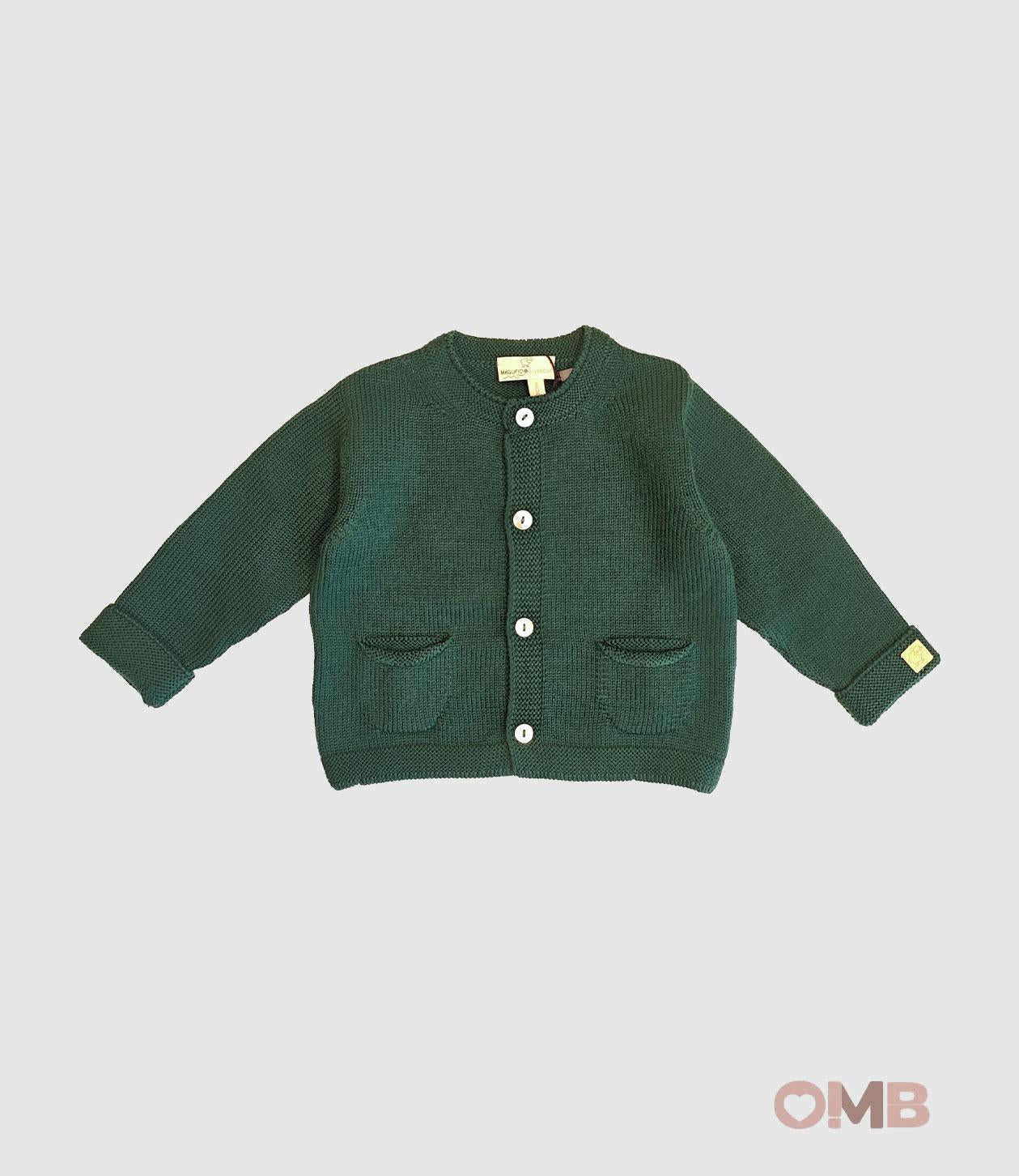 Cardigan MAGLIFICIO VERONA neonato 45416 Verde 45416 VERDE MAGLIFICIO VERONA 