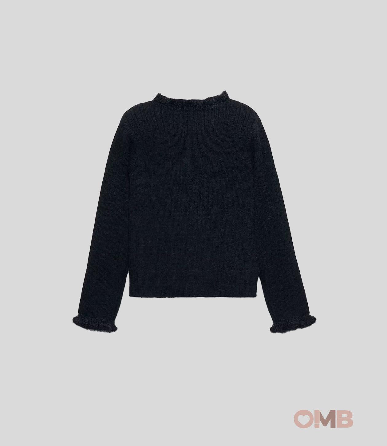 Maglia Abel&Lula bambina 5835 Nero<BR/> 5835 NERO ABEL&LULA 