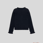 Maglia Abel&Lula bambina 5835 Nero<BR/> 5835 NERO ABEL&LULA 