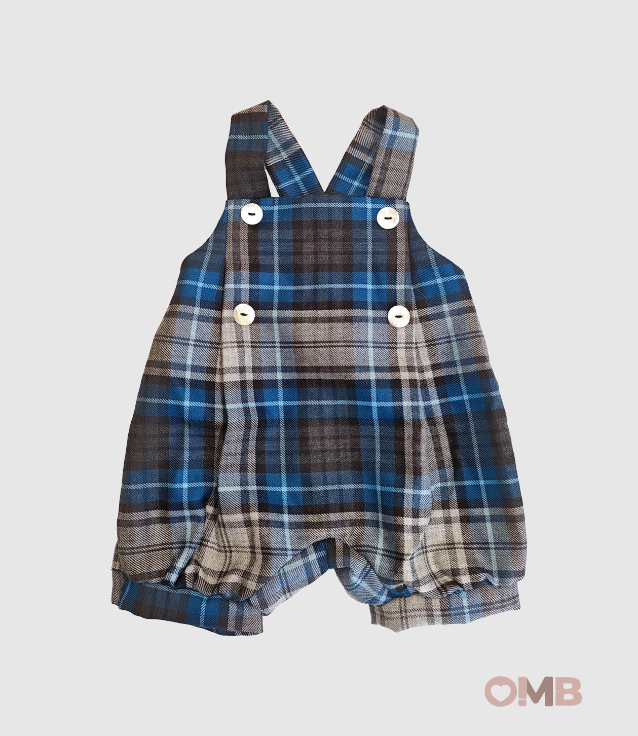 Salopette ARC EN CIEL neonato 29011 Blu 29011 SCOZZESE ARC EN CIEL 