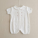 Pagliaccetto neonata PEPECE' 9470 Bianco 9470 BIANCO/ROSA PEPECE' 