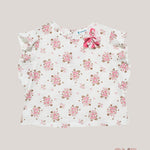 Camicia bambina LALALU CML70 Bianca CML70 FIORI LALALU 
