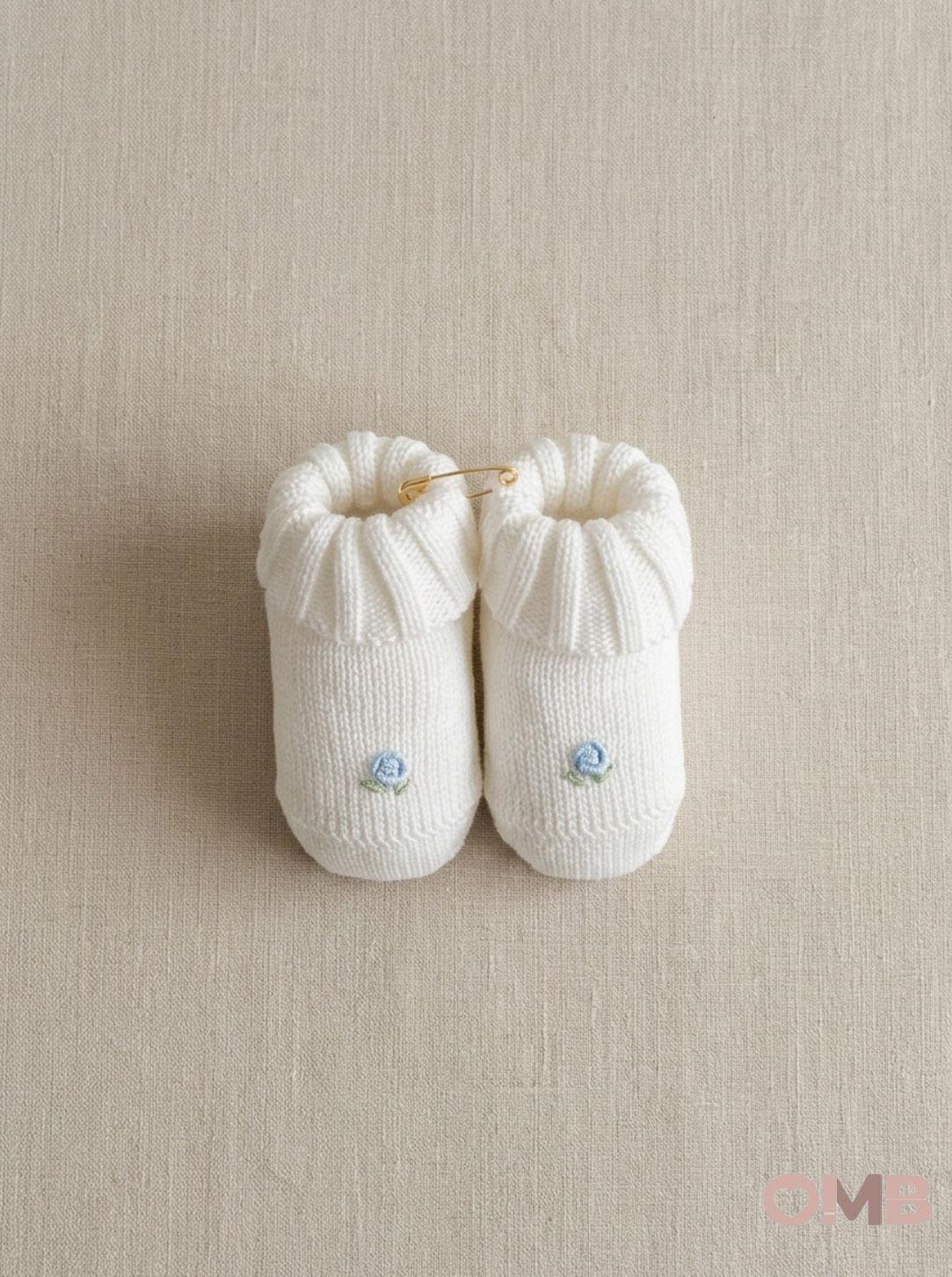 Babbucce neonato PEPECE' 791 Bianche 791 BIANCO/CIELO PEPECE' 