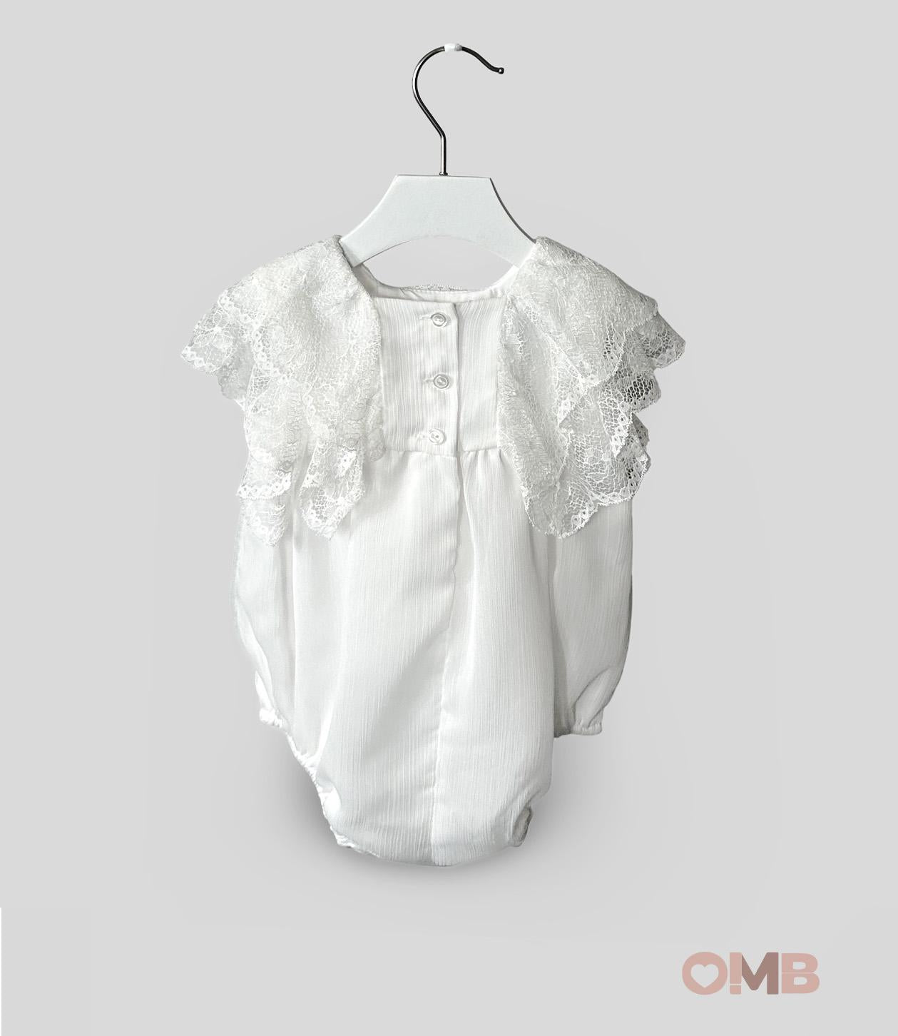 Pagliaccetto Neonata GRANLEI 197 Bianco 197. PANNA GRANLEI 