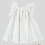 Abito Lalalù bimba VTL170LATTE rouche VTL170 LATTE LALALU 