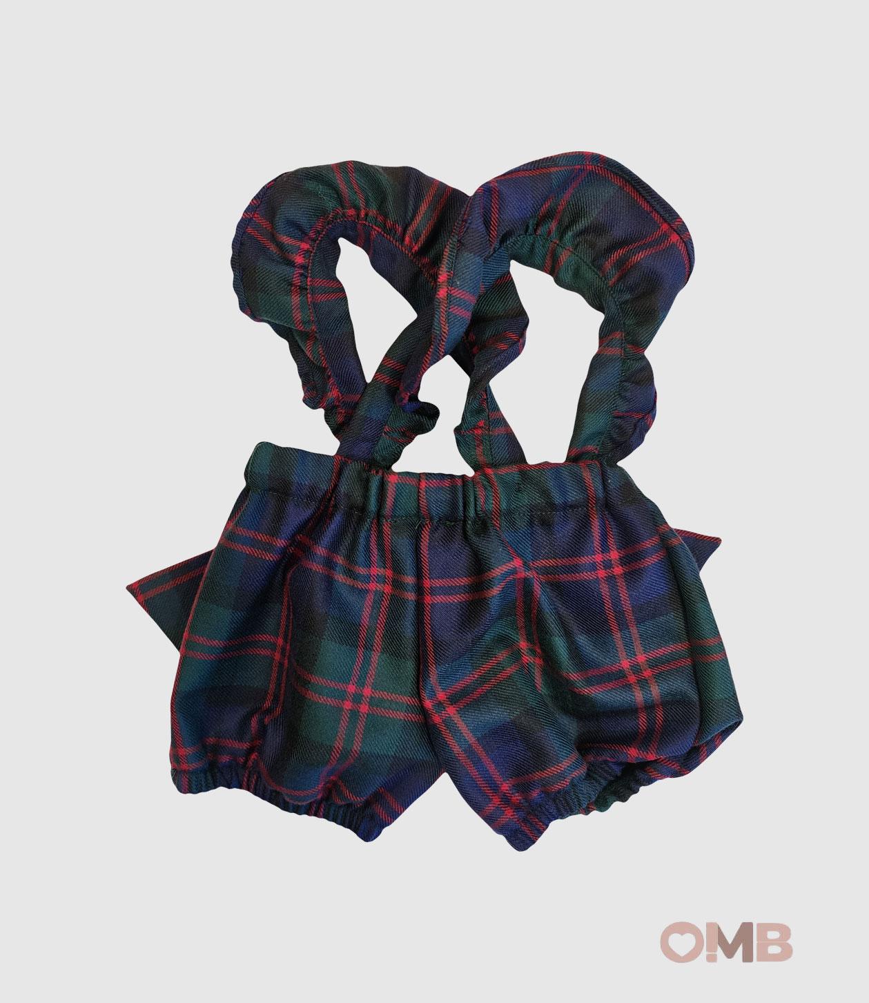 Salopette ARC EN CIEL neonata SALOPETTE Blu<BR/> SALOPETTE SCOZZESE ARC EN CIEL 