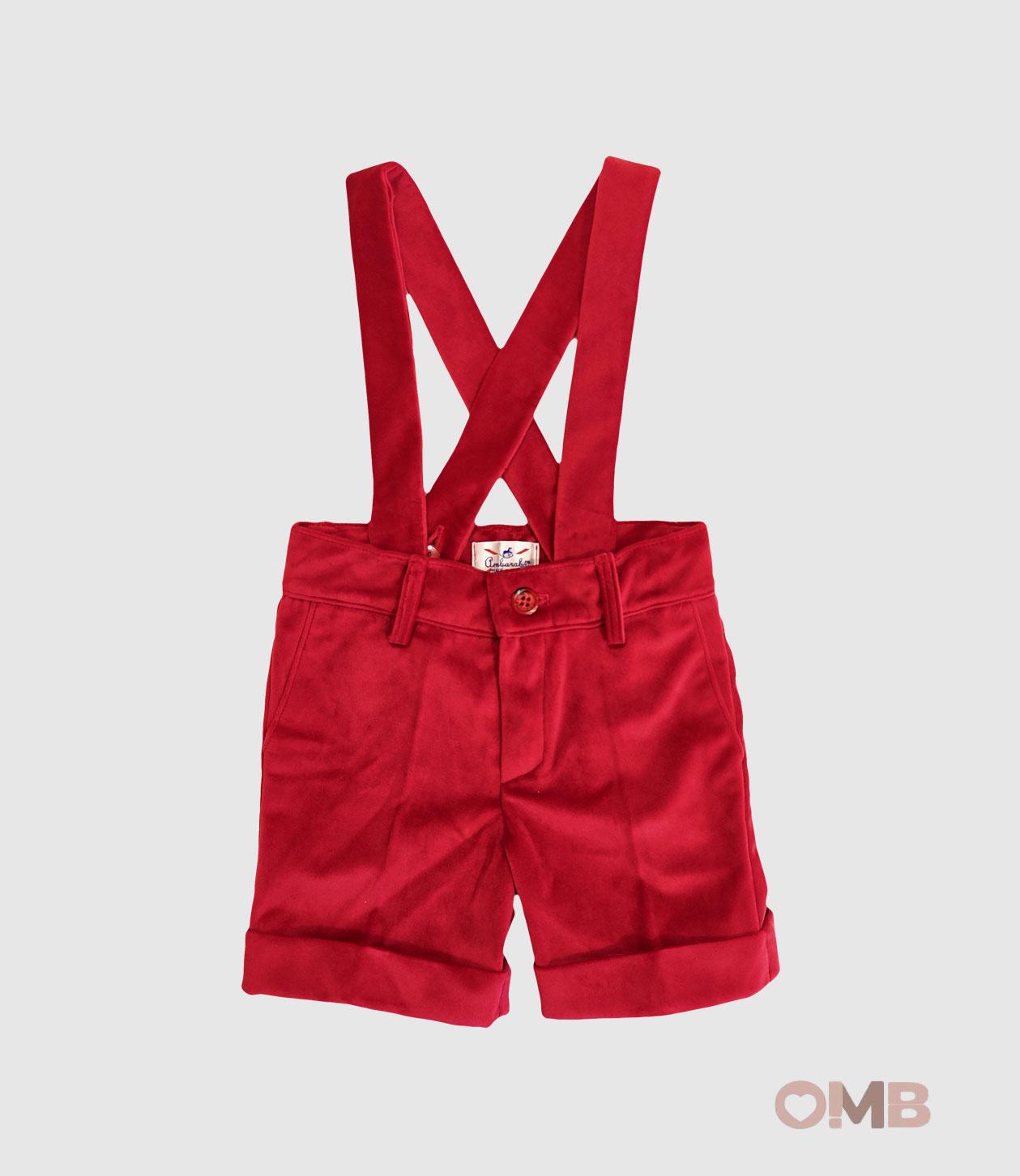 Bermuda AMBARABA' neonato FM36075 Rosso FM36075 ROSSO AMBARABA' 