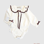 Camicia ARC EN CIEL neonata 1137 Bianco 1137 BCO-BORDEAU ARC EN CIEL 