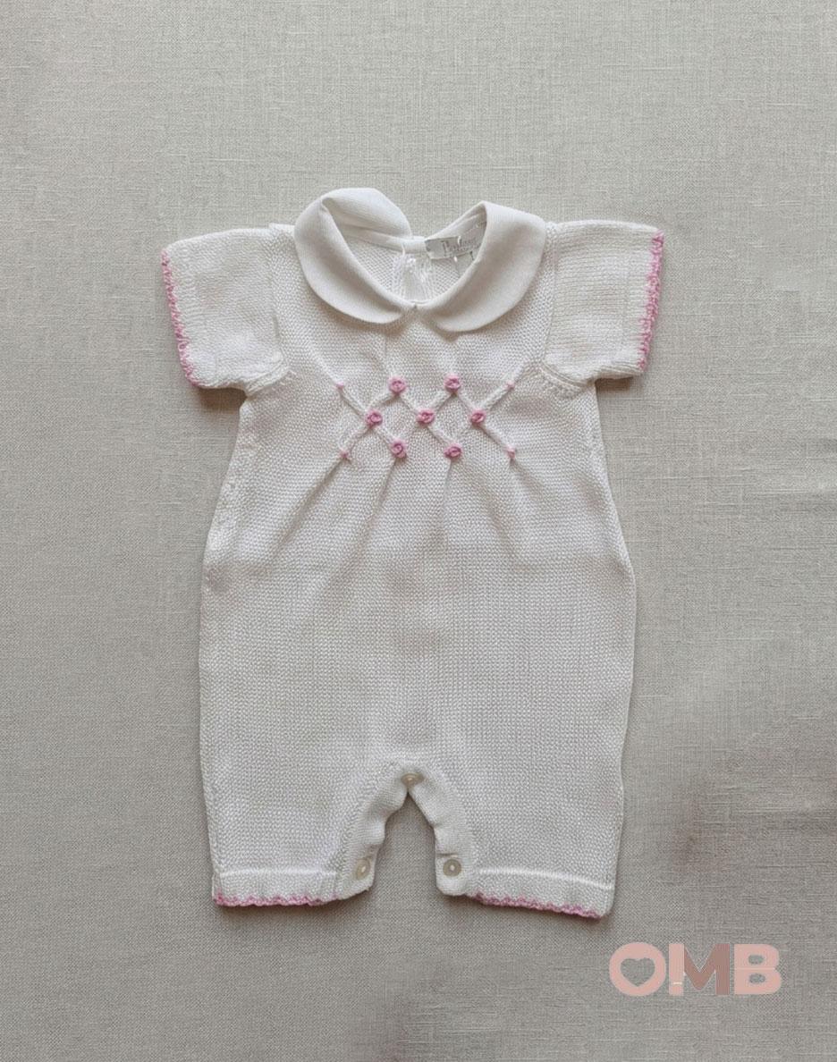 Tutina neonata PRIMODI BEBE 36155 Bianco 3615.5 BIANCO/ROSA PRIMODI BEBE 