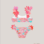 Bikini bambina AL AGUA PATOS V2640 Fantasia V2640 DALIAS/FIORI AL AGUA PATOS 