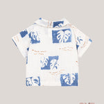 Camicia neonato PLAY UP 1AS11252 Panna<BR/> 1AS11252 PANNA/BLU PLAY UP 