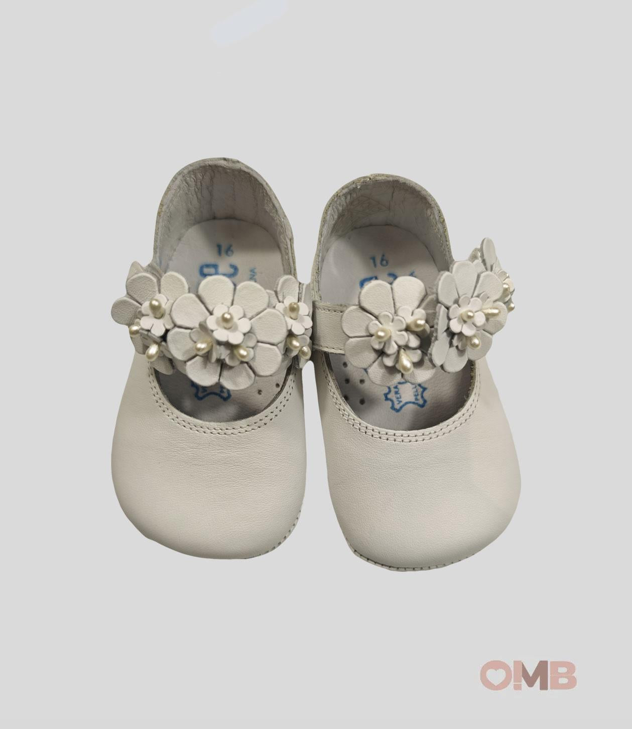 Ballerine Neonata INDICE 368 Bianche 368 BIANCO INDICE 