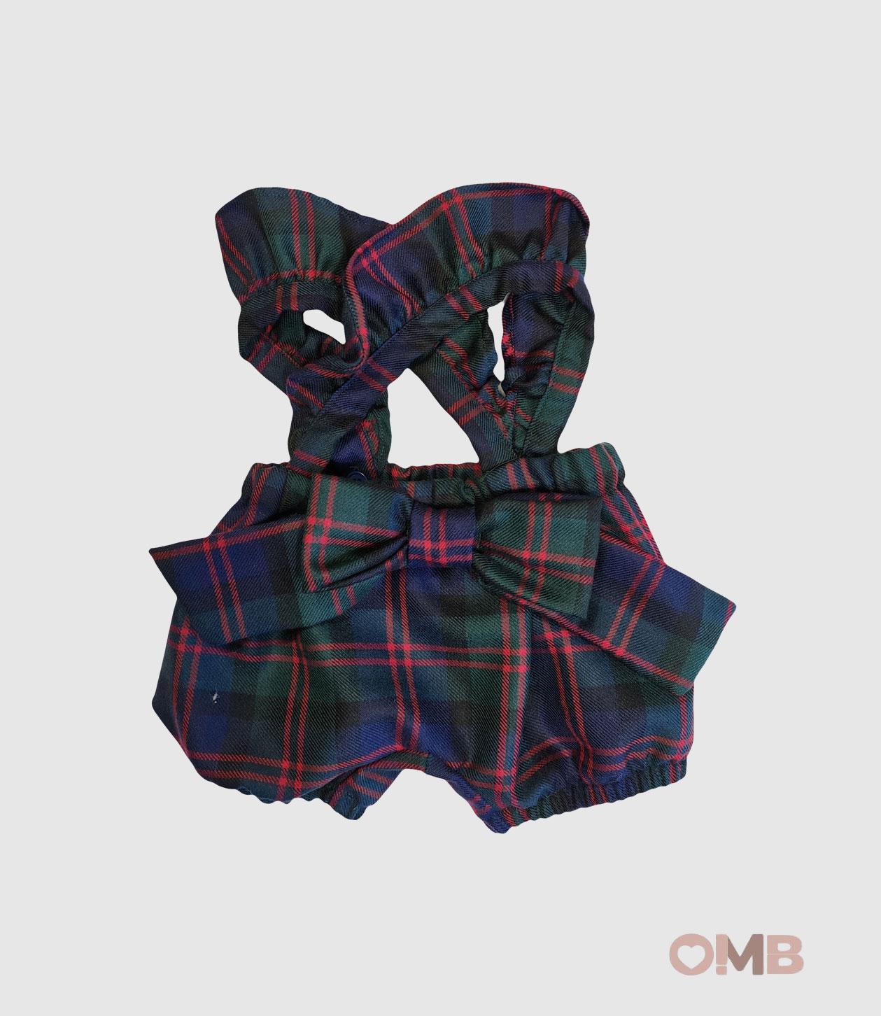 Salopette ARC EN CIEL neonata SALOPETTE Blu<BR/> SALOPETTE SCOZZESE ARC EN CIEL 