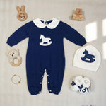Set nascita BABY LORD neonato 384 695 752 Blu<BR/> 384-695-752 BLU BABY LORD 