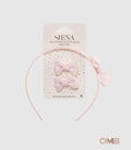 Cerchietto e fermagli SIENA neonata 7439 Rosa