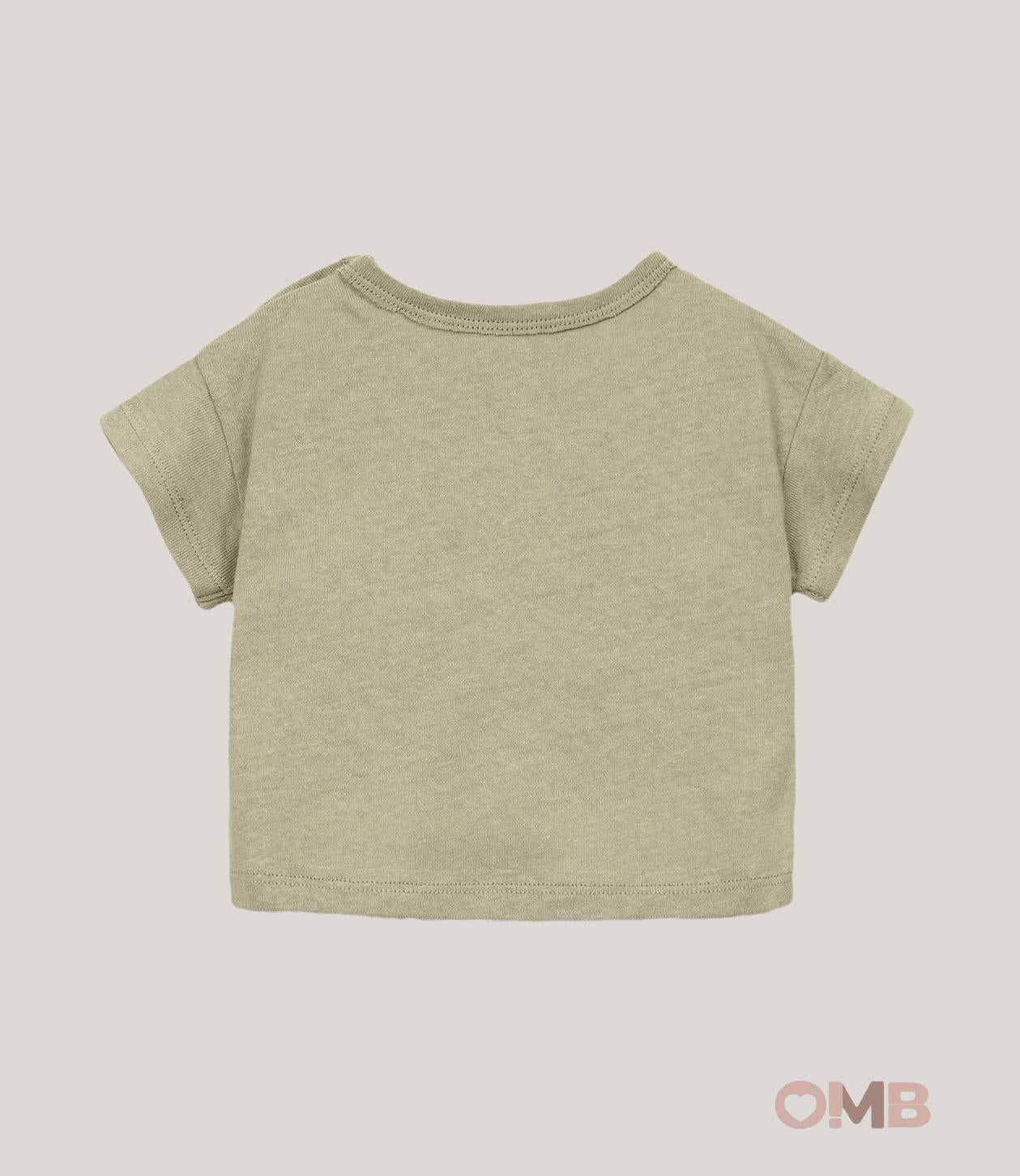 T-shirt neonato PLAY UP 1AS11051 Verde 1AS11051 VERDE PLAY UP 