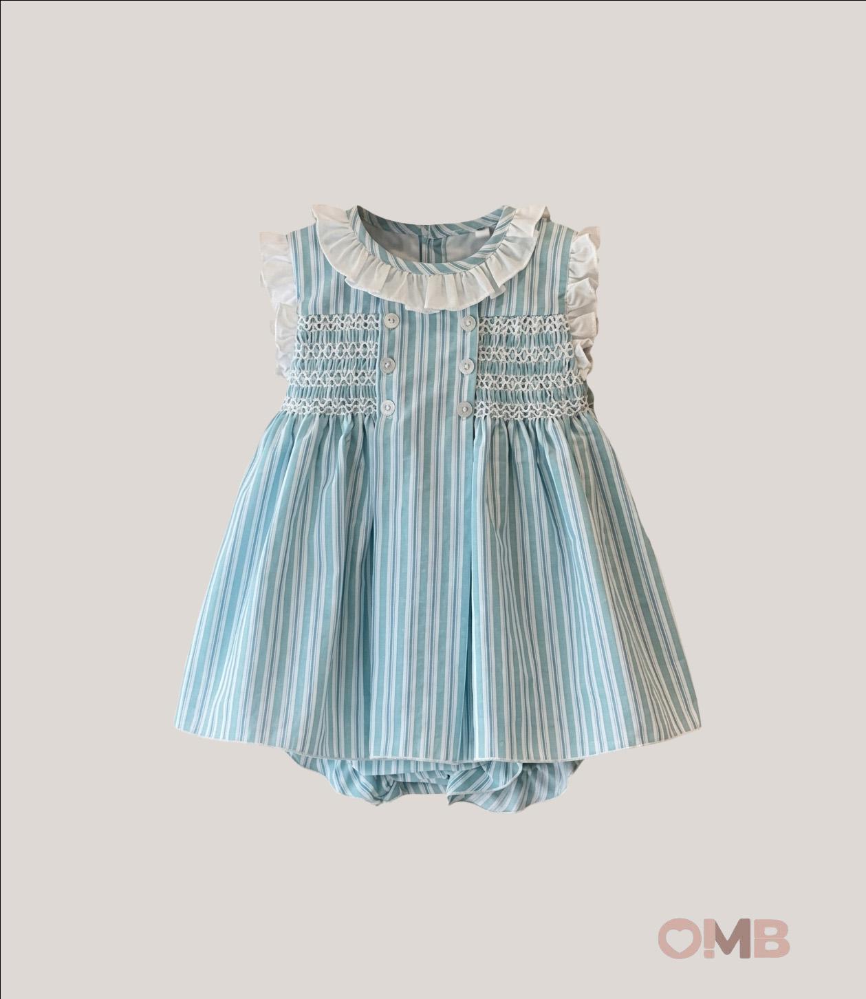 Abito neonata VALENTINA BEBES NUBE102 Verde NUBE102 VERDE ACQUA VALENTINA BEBES 