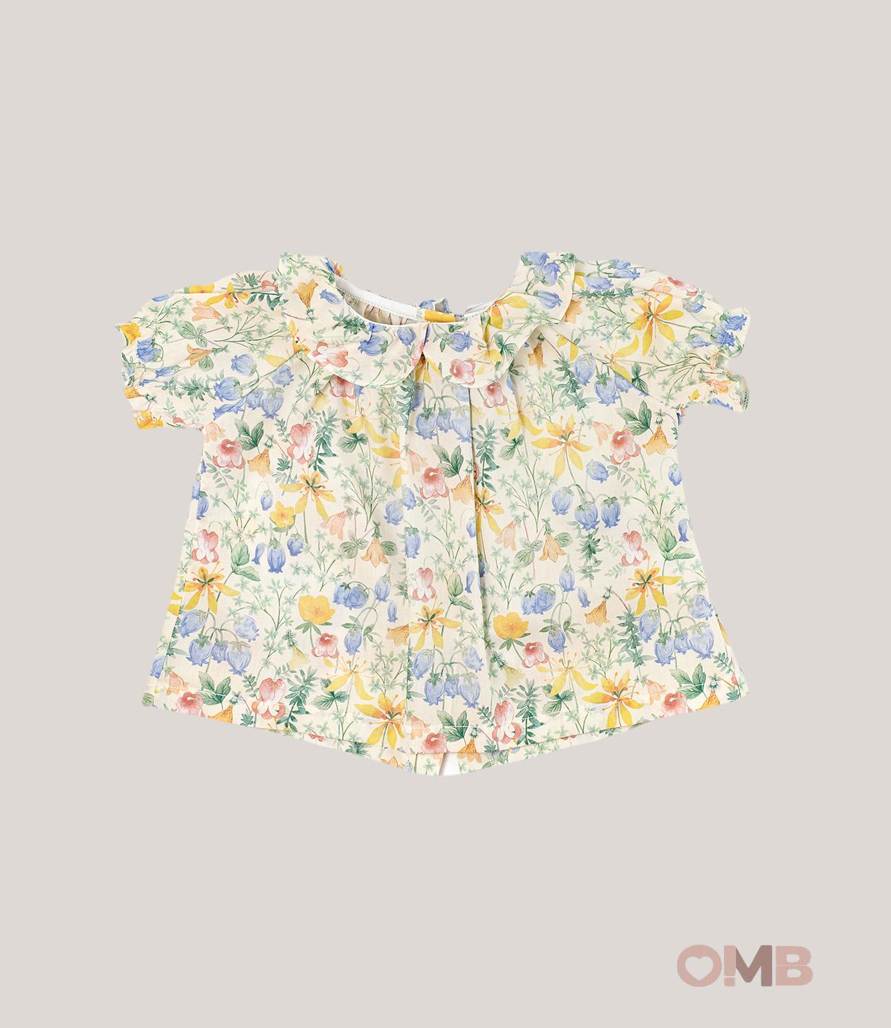 Blusa neonata COCCODE C63165 Fantasia C63165 LIBERTY COCCODE 