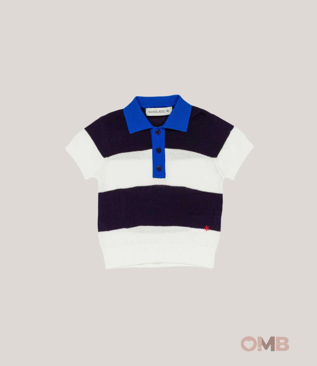 Maglia MANUEL RITZ neonato 3358 Blu 3358. BLU MANUEL RITZ 