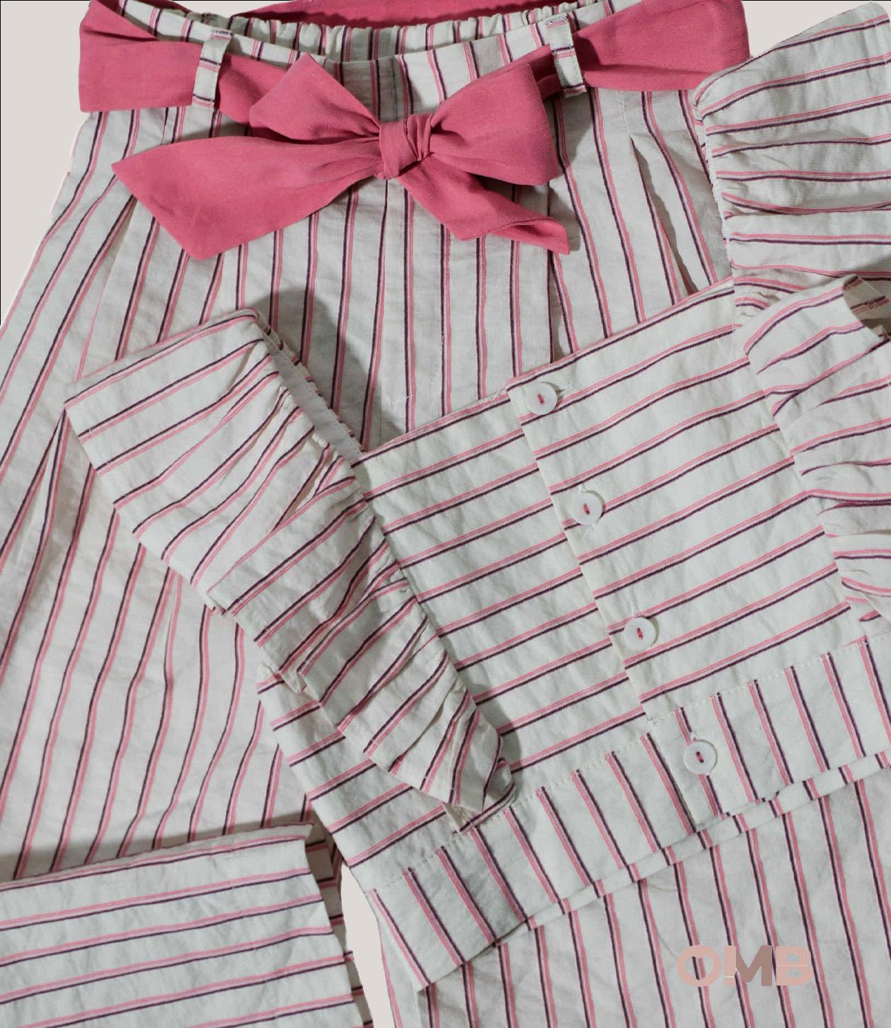 Completo bambina LALALU COML Rosa<BR/> COML RIGA LALALU 