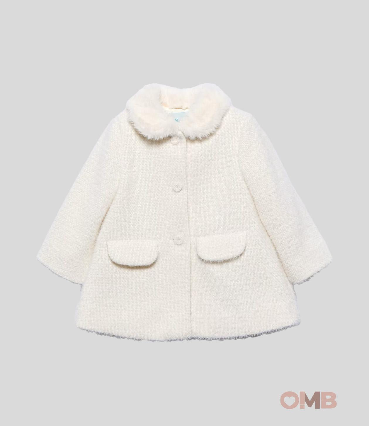 Cappotto neonata ABEL&LULA 5819 Bianco 5819 CREMA ABEL&LULA 