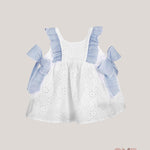 Abito CALAMARO BABY bambina 21329N Celeste 21329-N CELESTE CALAMARO BABY 
