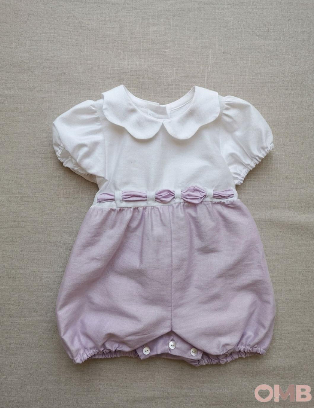 Pagliaccetto neonata CROCHETTE 6206 Rosa<BR/> 6206 ROSA CROCHETTE 