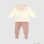 Completo Calamaro Baby neonata 11176 Rosa 11176 NUDE CALAMARO BABY 