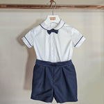 Completo neonato BABY A. D3423 Blu<BR/> D3423 BLU BABY A. 