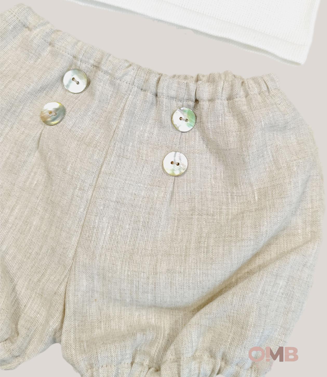 Completo BABY LORD neonata 585 Bianco 585 BIANCO-SABBIA BABY LORD 