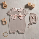 Set nascita BABY LORD neonata 351 687 768 Sabbia 351-687 SABBIA-ROSA BABY LORD 