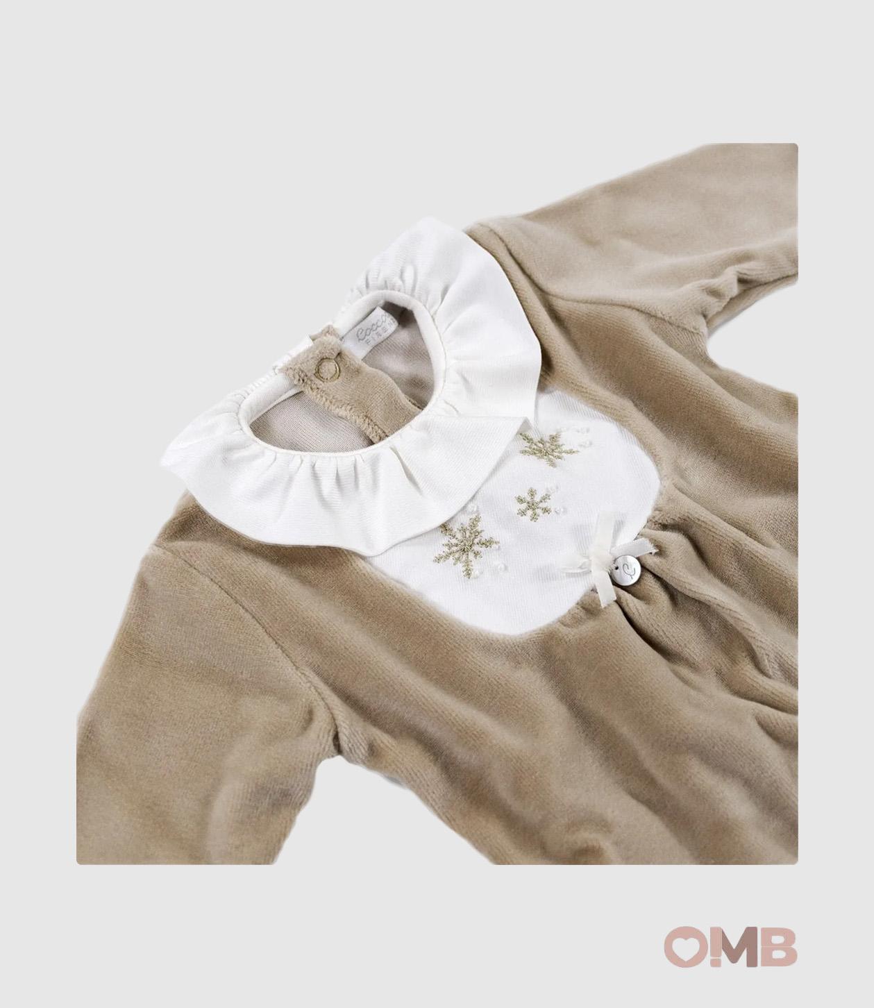 Tutina COCCODE neonata C58002 Naturale<BR/> C58002 TORRONE COCCODE 