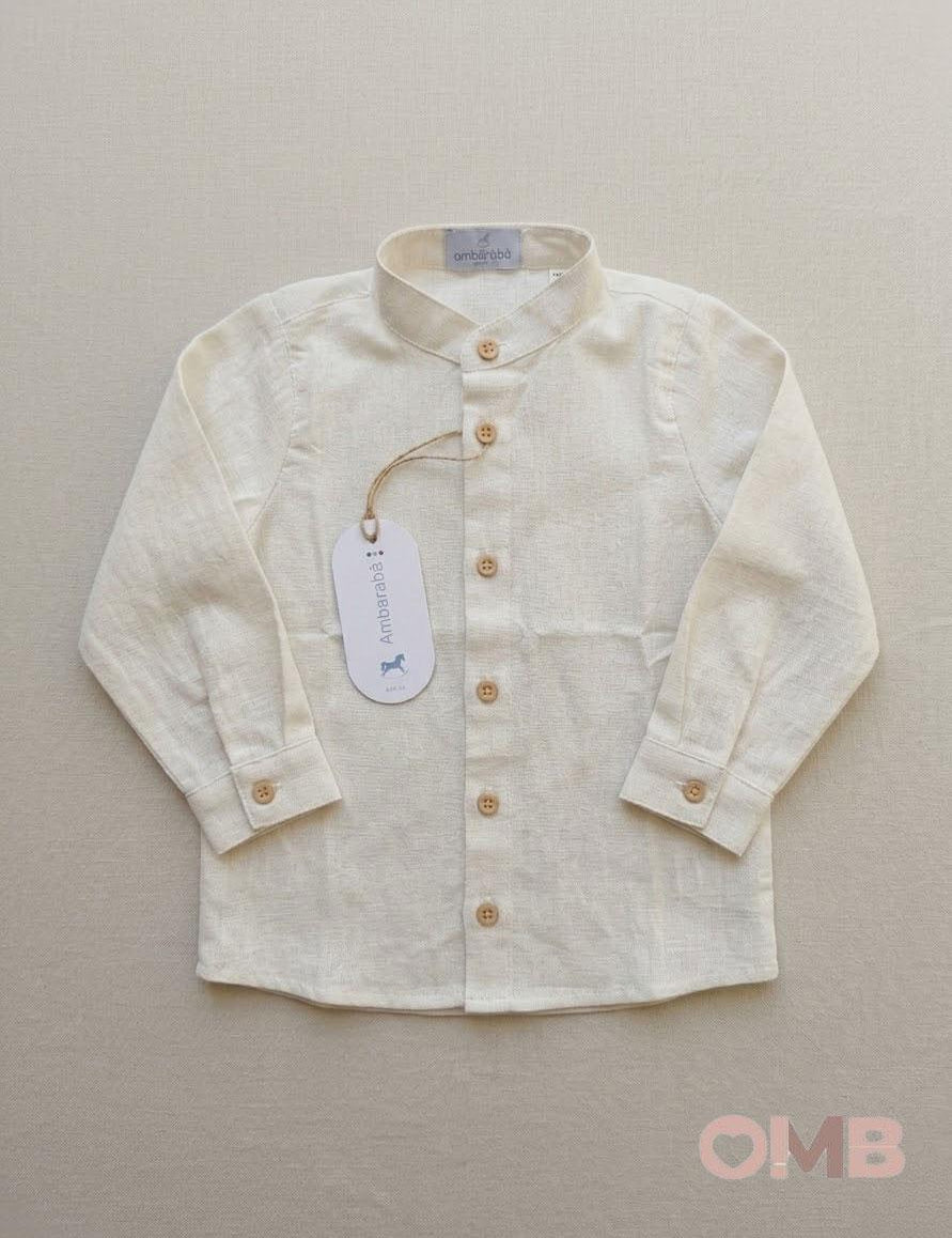 Camicia neonato AMBARABA' FM41165 Panna FM41165 PANNA AMBARABA' 