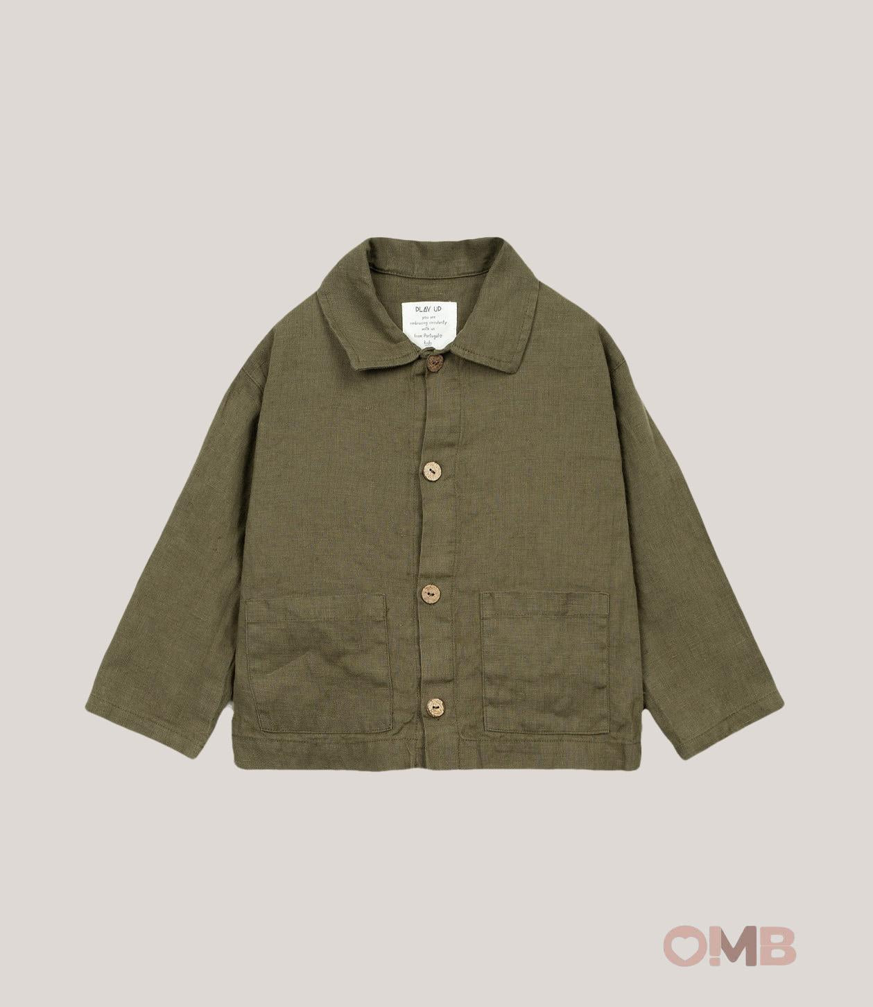 Camicia bambino PLAY UP 3AS11251 Verde 3AS11251 VERDE PLAY UP 