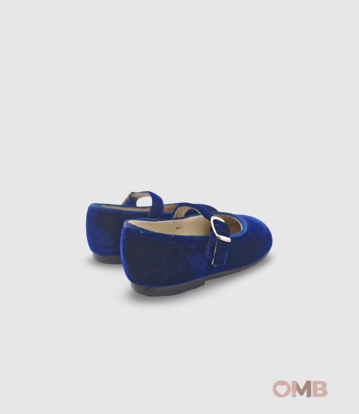 Bambolina PANYNO bambina B2601 Blu B2601 PIEL VELLUTO NAVY PANYNO 