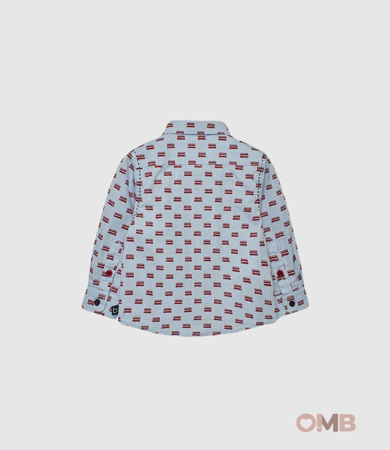 Camicie Boboli bambino 712224 Celeste 712224 CELESTE BOBOLI 