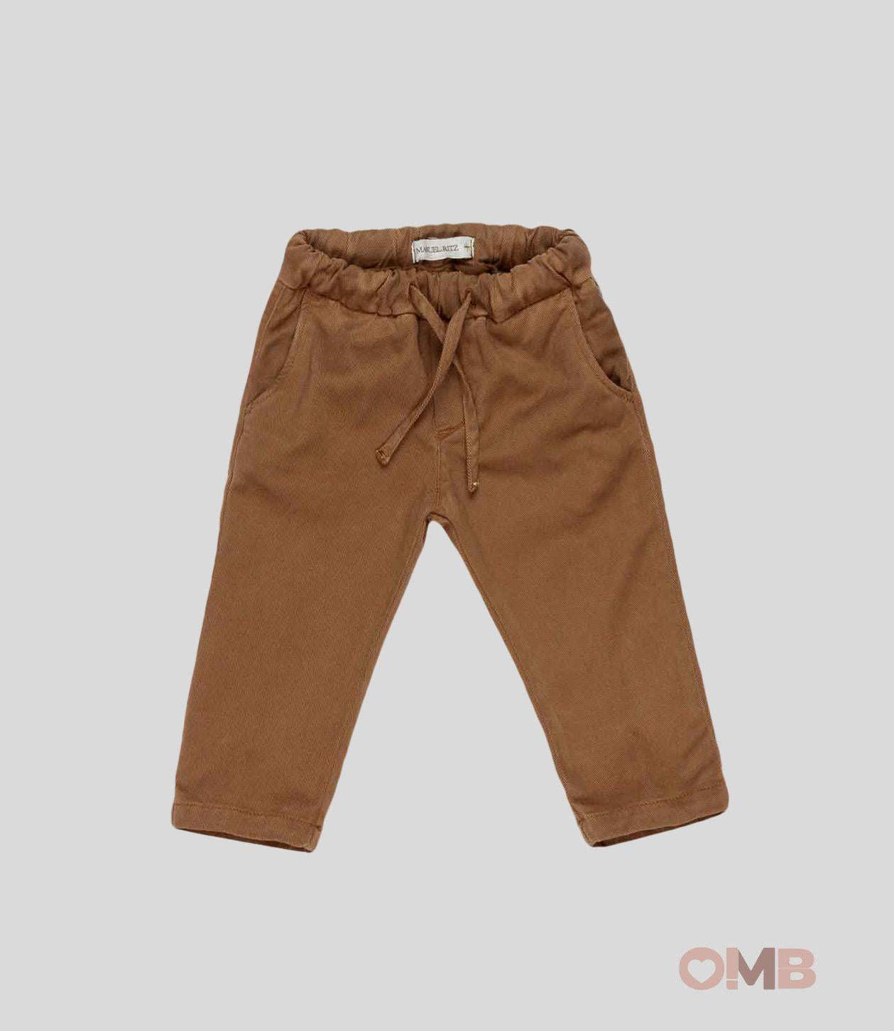 Pantalone Manuel Ritz bambino 3169 Marrone<BR/> 3169. CASTAGNA MANUEL RITZ 