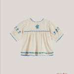Blusa EMILE ET IDA neonata AD043 Panna AD043 PANNA-BLU EMILE ET IDA 