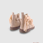 Stivale PANYNO bambina B3127 Beige<BR/> B3127 PIEL SERRAJE PUNTINI VISION PANYNO 