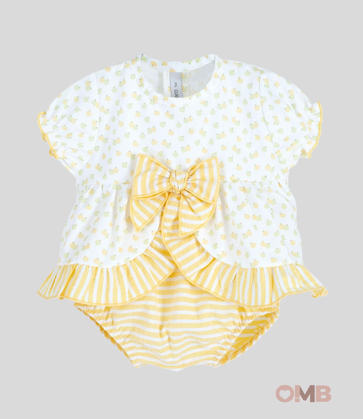 Completo Neonata Calamaro Baby 11109 giallo 11109 GIALLO CALAMARO BABY 