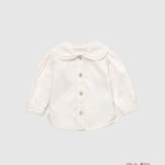 Camicia Coccode neonata 62180 Panna<BR/> 62180 PANNA COCCODE 