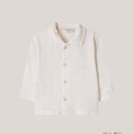 Camicia neonato 1+IN THE FAMILY JAFRE Panna<BR/> JAFRE PANNA 1+INTHEFAMILY 