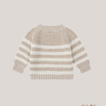 Maglione neonato 1+IN THE FAMILY XALOC Sabbia XALOC SABBIA 1+INTHEFAMILY 
