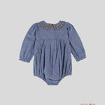 Pagliaccetto Emile et Ida neonata AC201A Blu AC201A JEANS EMILE ET IDA 