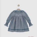 Abito Yoedu bambina 5155 Celeste<BR/> 5155 CELESTE YOEDU 