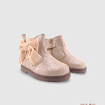Stivale PANYNO bambina B3127 Beige<BR/> B3127 PIEL SERRAJE PUNTINI VISION PANYNO 