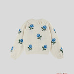 Cardigan Emile et Ida neonata AC124 Beige AC124 ECRU EMILE ET IDA 